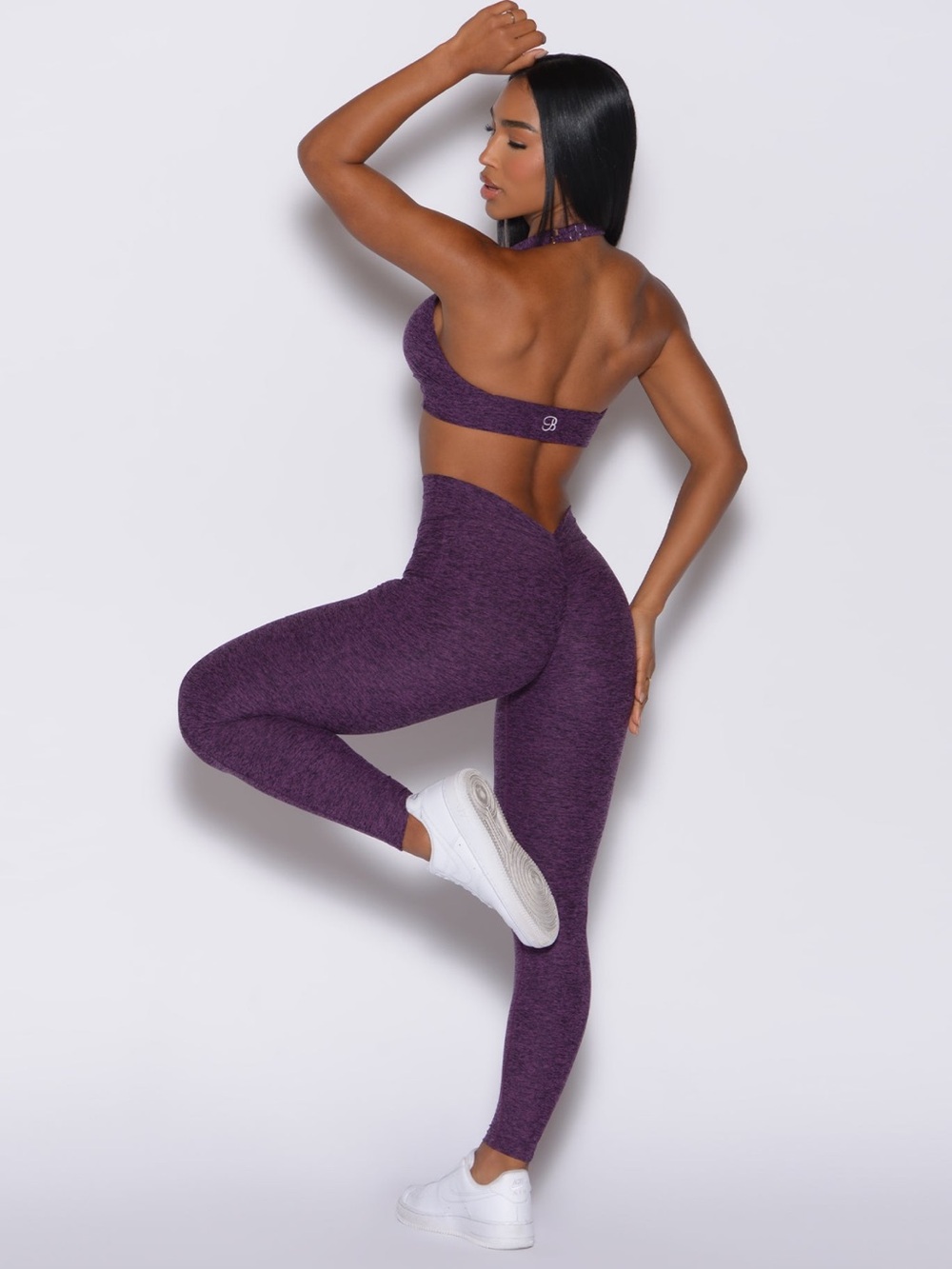 Bombshell Sportswear Purple Seamless High-Waisted Leggings